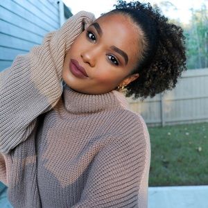 Neutral Color Block Sweater